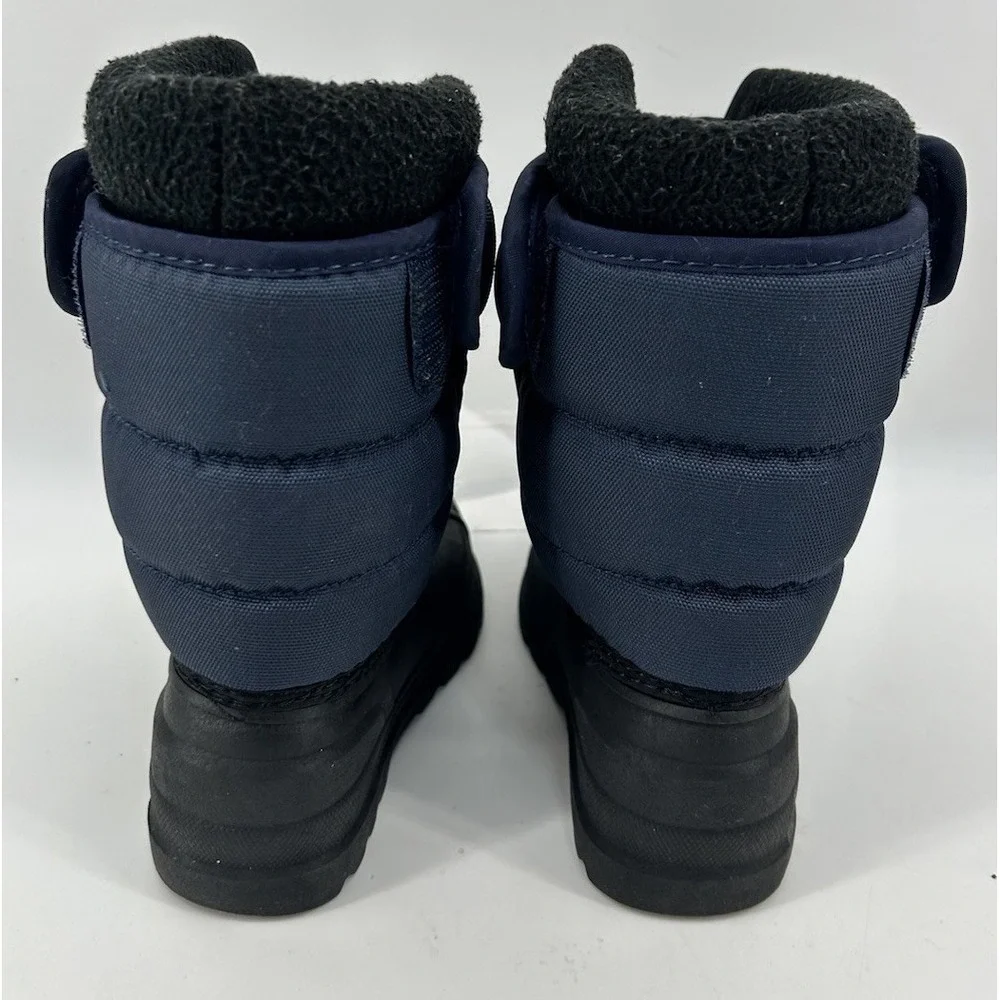 Polo Ralph Lauren Navy Blue Slip On Snow Boots Toddler‎ Size 7